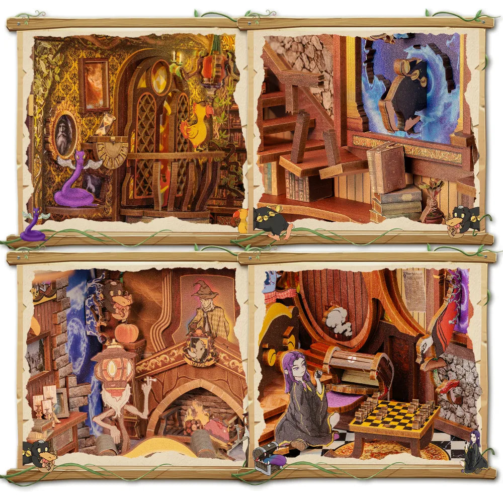 Book Nook - Fantastic Animal Common Room Detailansicht auf booknook.de