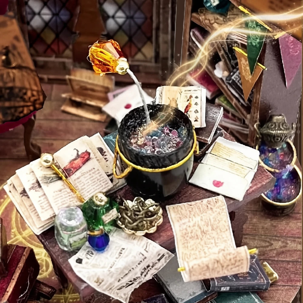 Diorama im Glas - Underground Potion Castle