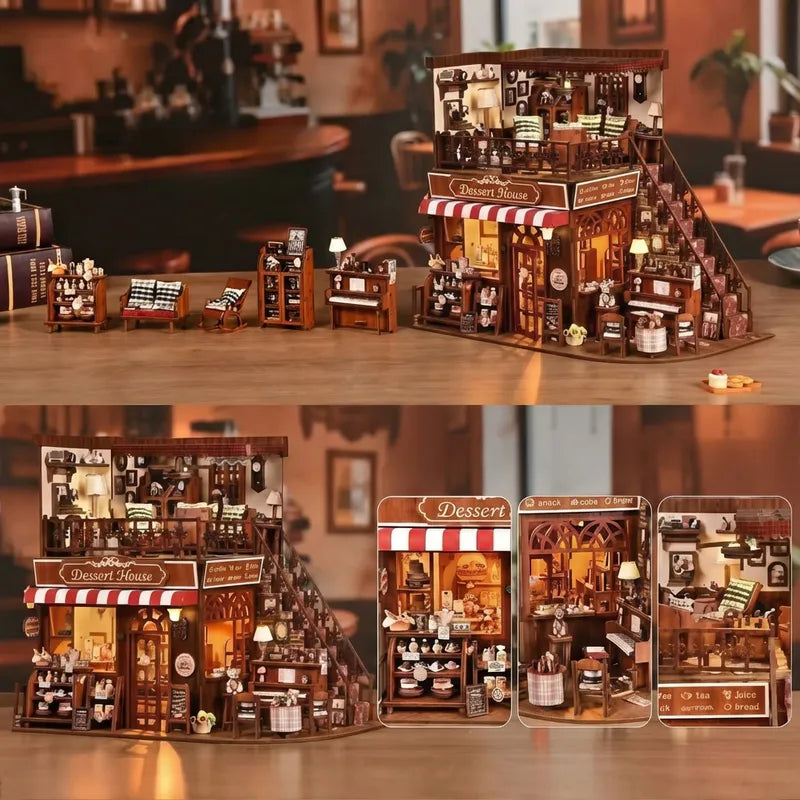 Miniatur Haus Bausatz - Corner Dessert House