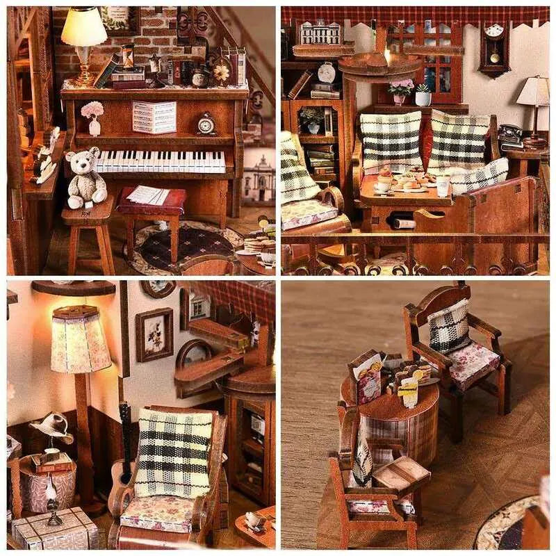 Miniatur Haus Bausatz - Corner Dessert House