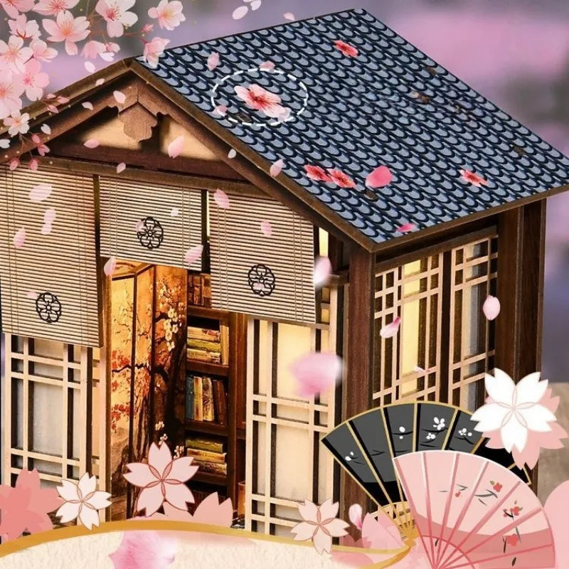 Miniatur Haus Bausatz - Moss-Lantern Harmony Garden mit Touch-Switch-Lichtfunktion