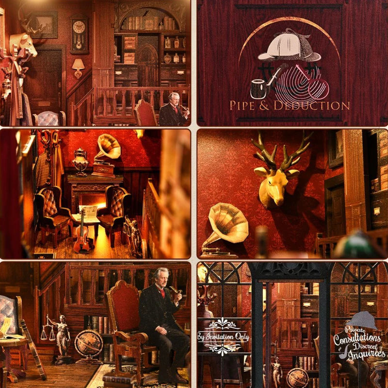 Miniatur Haus Bausatz - Mystery detective agency