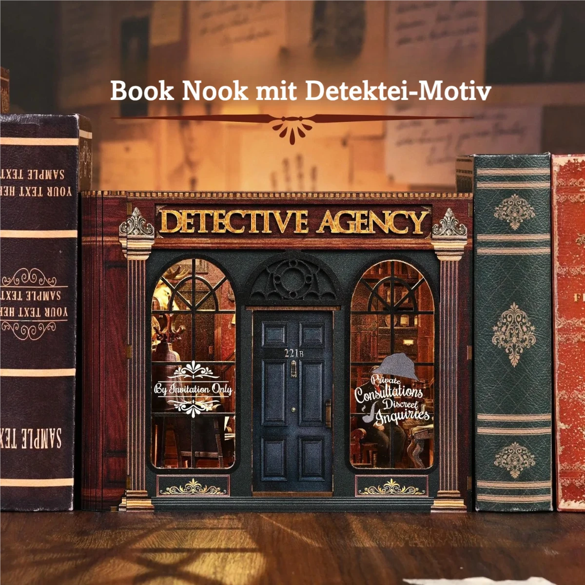 Miniatur Haus Bausatz - Mystery detective agency
