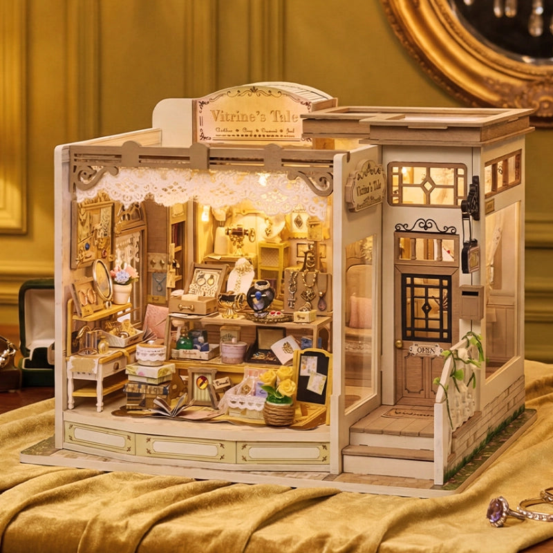 Miniatur Haus Bausatz - Vitrine's Tale | Der Magische Juwelier