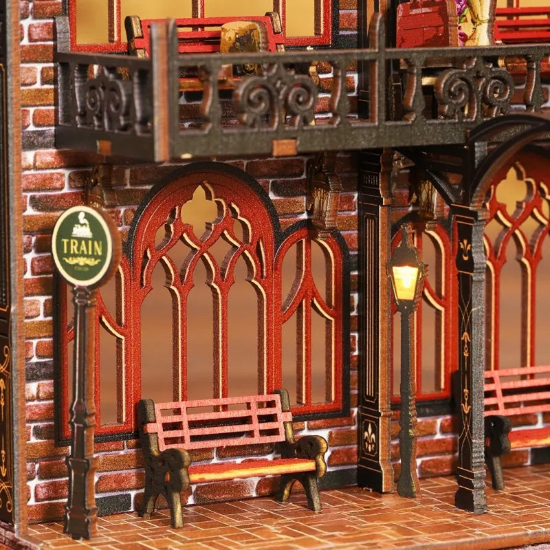 Nahaufnahme des DMiniatur Haus Bausatz - Zero Platform mit reichhaltigen Details