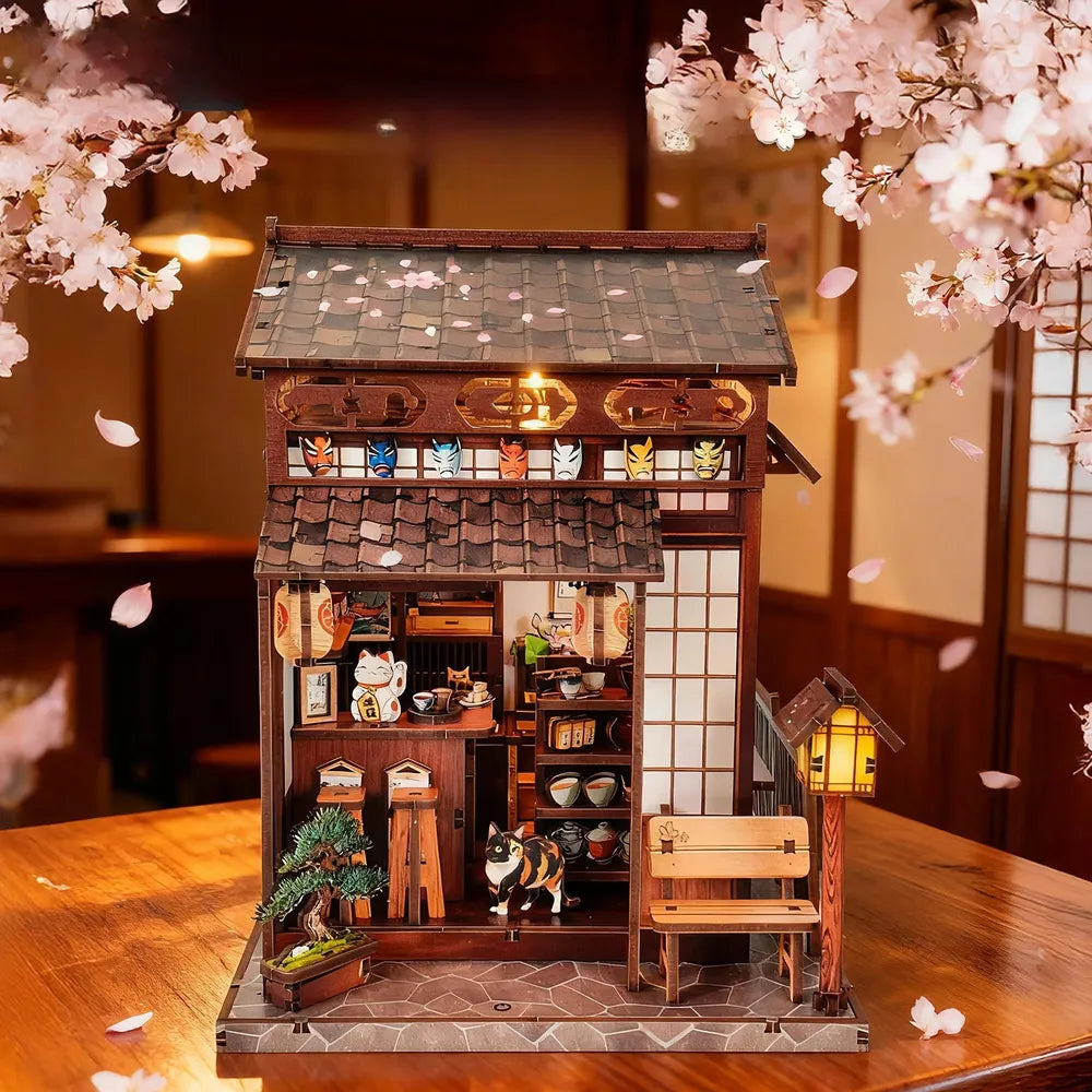 Miniatur Haus - Cherry Blossom Tree Tea Pavilion