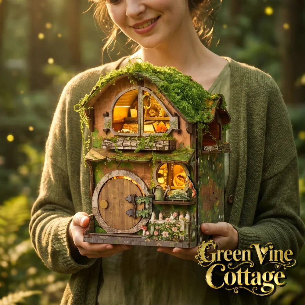 Miniatur Haus - Green Vine Cottage