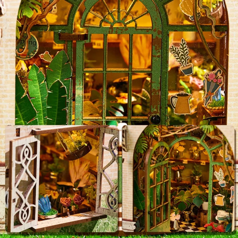 Detailansicht eines dekorativen Elements im Miniature Haus - Blossomary Atelier mit feinen Details