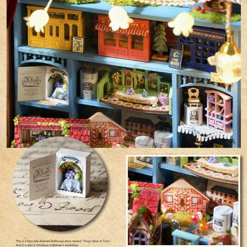 Detailansicht eines dekorativen Elements im Miniature Haus - Dollhouse Shop mit feinen Details