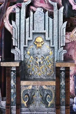 Book Nook - Throne of Bones Gesamtansicht mit detaillierter Szenerie