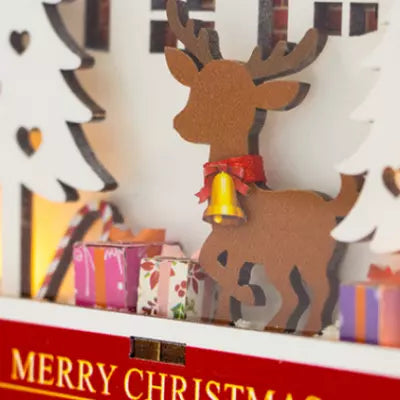 Book Nook - Winter Of Christmas Gesamtansicht mit detaillierter Szenerie