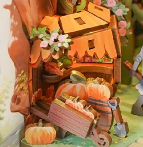 Detailansicht eines dekorativen Elements im Book Nook - Dorothy's Journey mit feinen Details