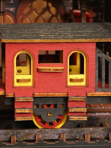 Detailansicht eines dekorativen Elements im DMiniatur Haus Bausatz - Zero Platform mit feinen Details