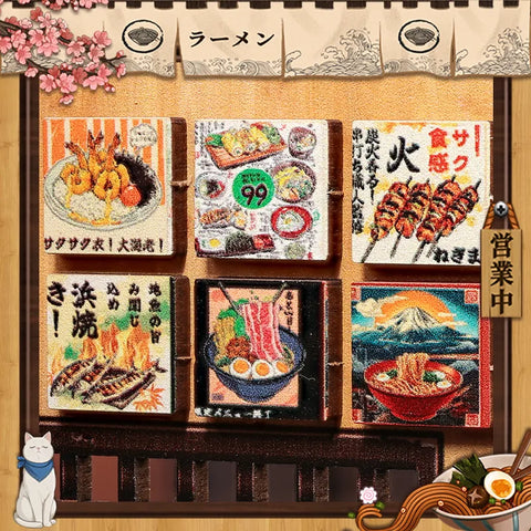 Nahaufnahme des Book Nook - Oishii Kyoto mit reichhaltigen Details