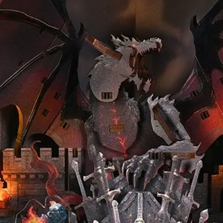 Book Nook - Throne of Blade Gesamtansicht mit detaillierter Szenerie