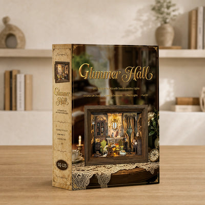 Geschenkbox des Glimmer Hall DIY 3D Bilderrahmen Bausatzes
