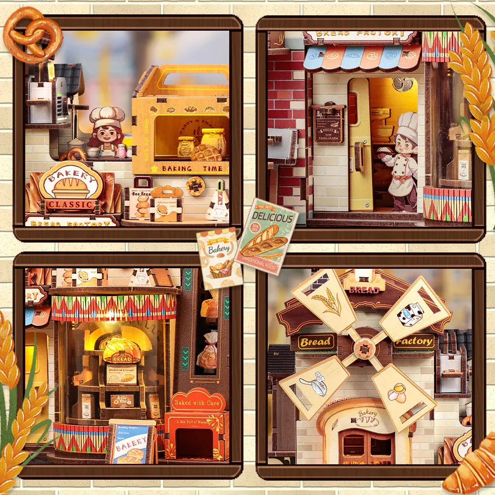 3D Holzpuzzle -Bread Factory