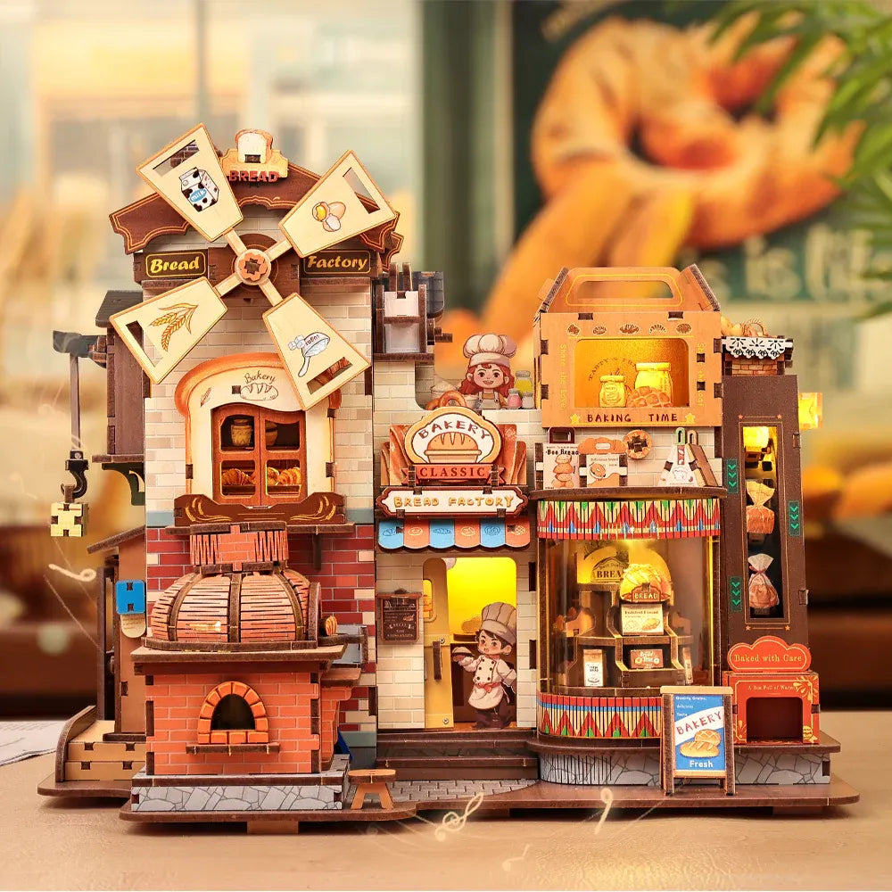 3D Holzpuzzle -Bread Factory