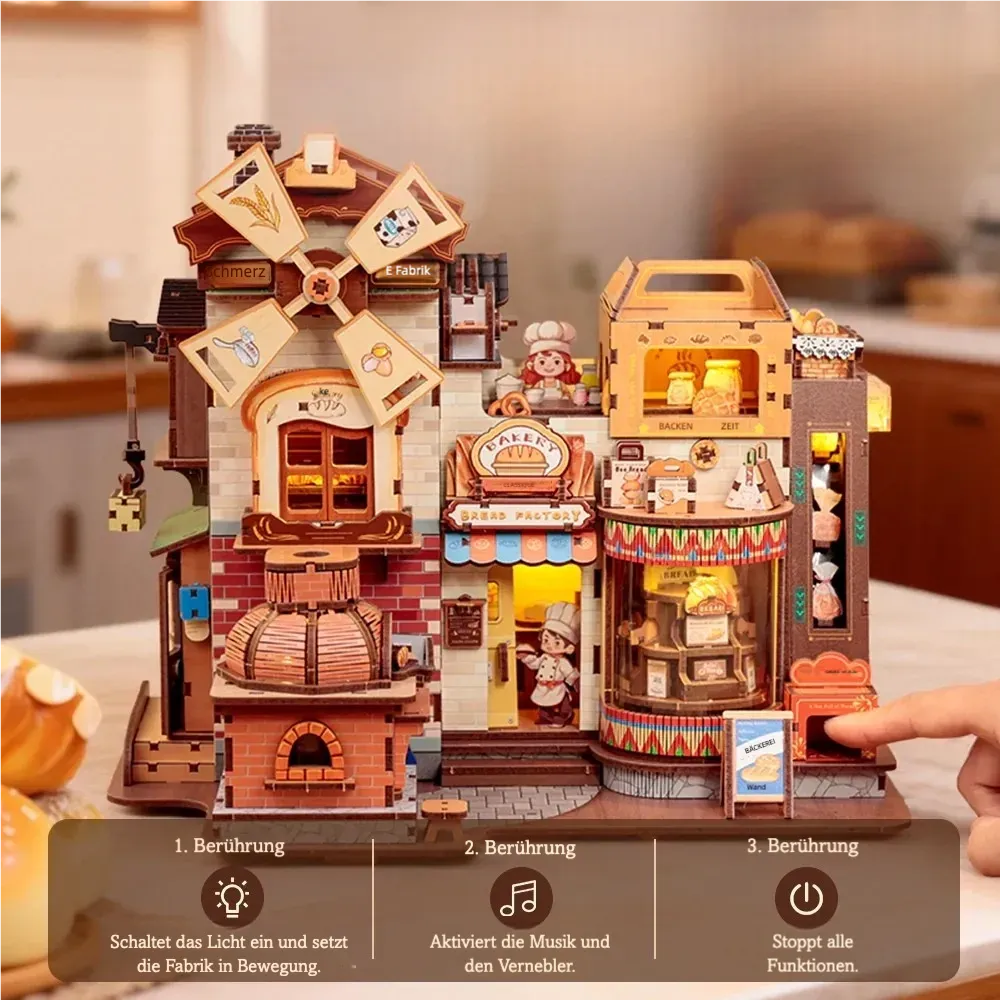 3D Holzpuzzle -Bread Factory