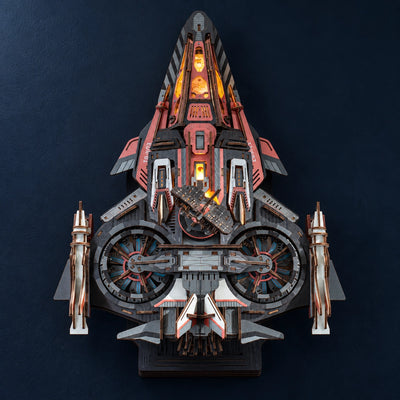 Top view of Explorer01 with long nose and two rotors