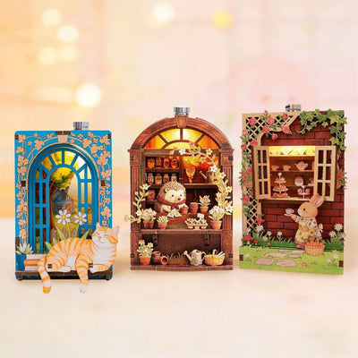 3D Holzpuzzle - Serie Märchenhafte Straßenecke | Kühlschrankmagnet