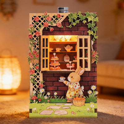 3D Holzpuzzle - Serie Märchenhafte Straßenecke | Kühlschrankmagnet