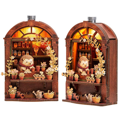 3D Holzpuzzle - Serie Märchenhafte Straßenecke | Kühlschrankmagnet