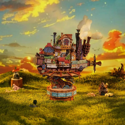 3D Holzpuzzle - Walking Castle