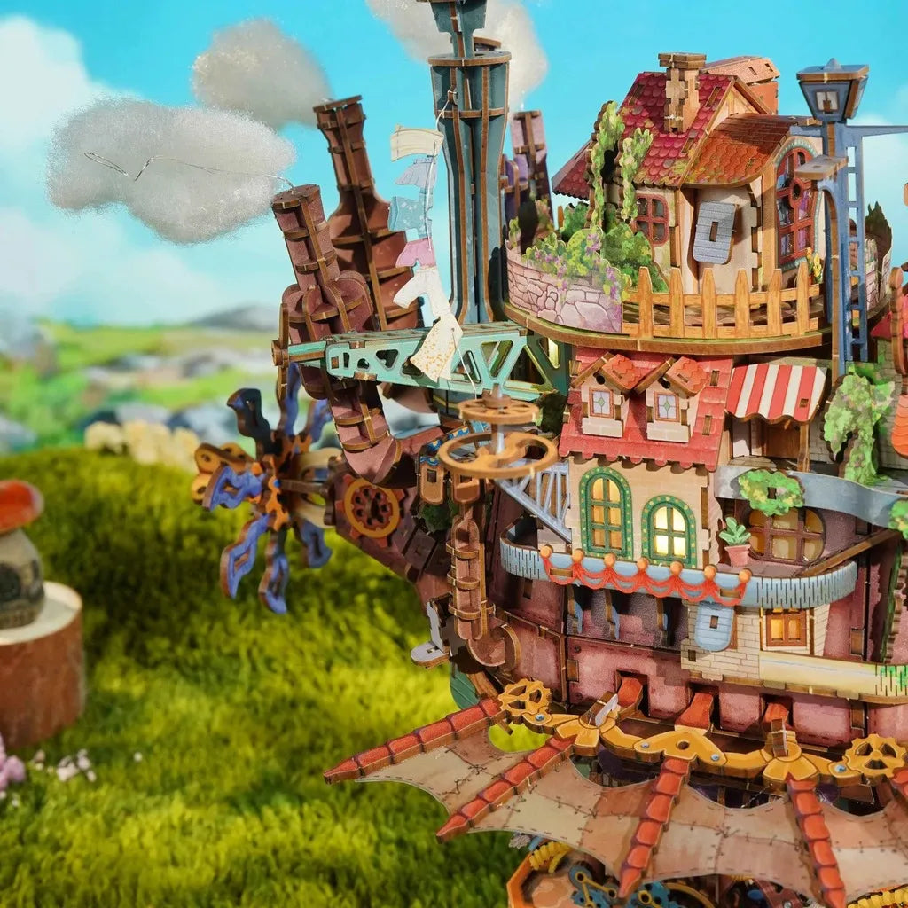 3D Holzpuzzle - Walking Castle