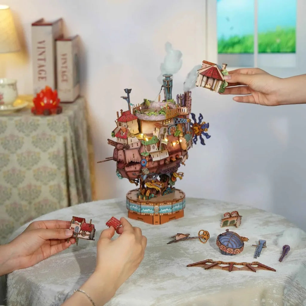 3D Holzpuzzle - Walking Castle
