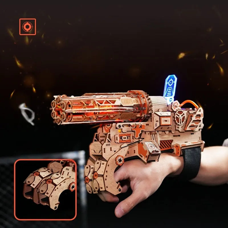 Nahaufnahme des 3D Puzzle - Burning Cyclone mit reichhaltigen Details