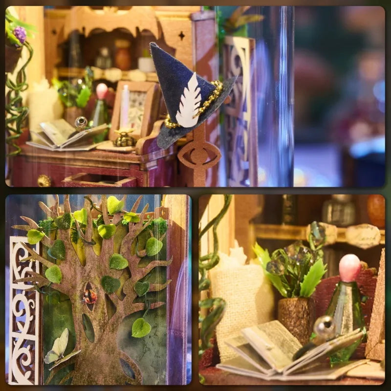 Detailansicht eines dekorativen Elements im 3D Puzzle - Magic Music Box mit feinen Details