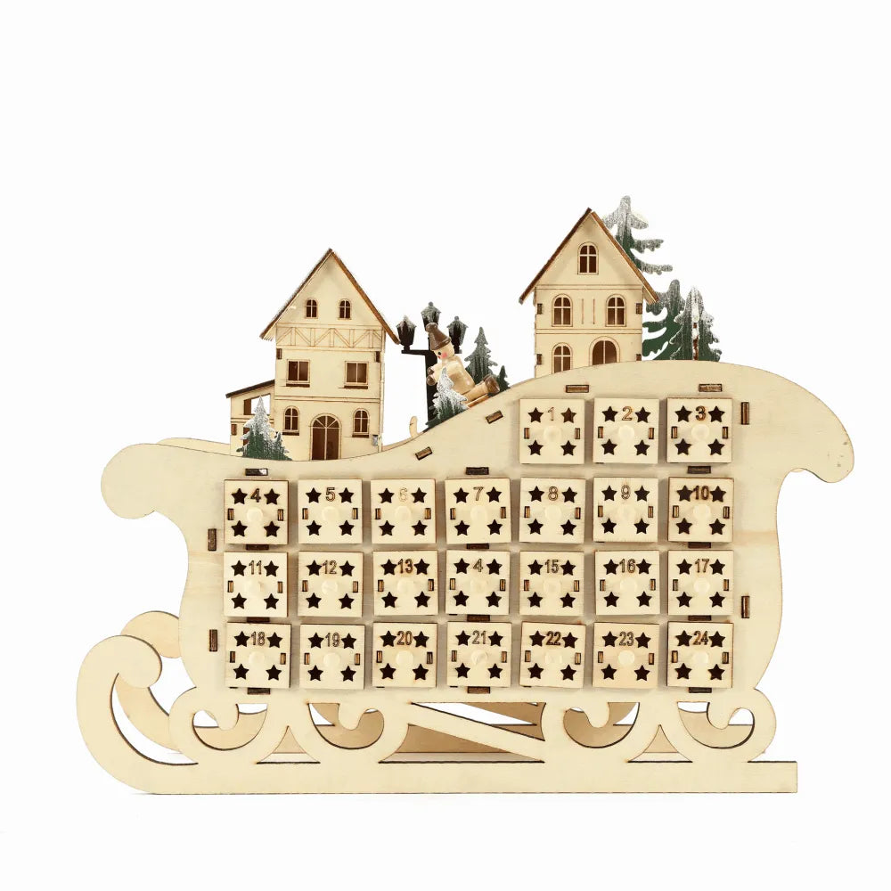 Accessoires Adventskalender 2025 Gesamtansicht mit detaillierter Szenerie