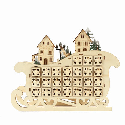 Accessoires Adventskalender 2025 Gesamtansicht mit detaillierter Szenerie
