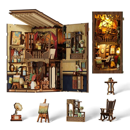 Komponenten des Book Nook - A World Within The Frame  