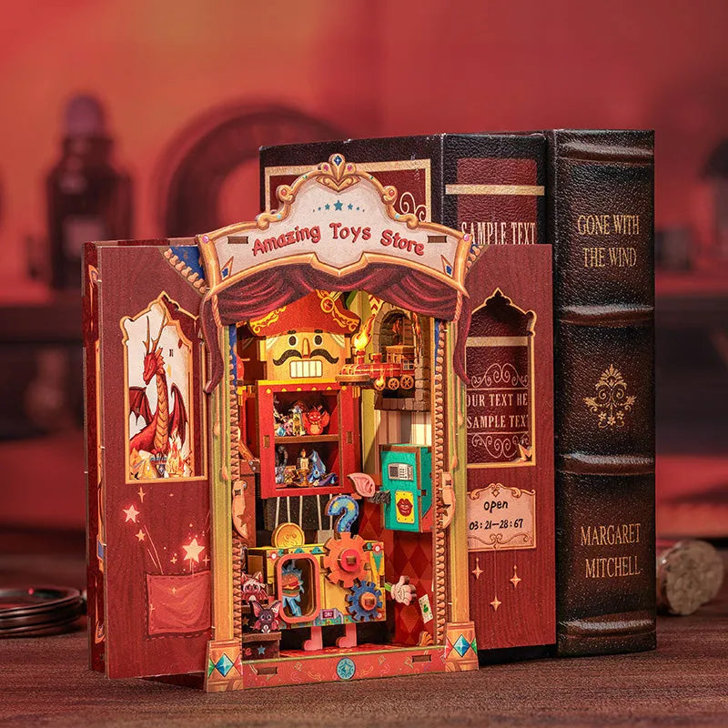 Book Nook - Amazing Toys Store Gesamtansicht mit detaillierter Szenerie