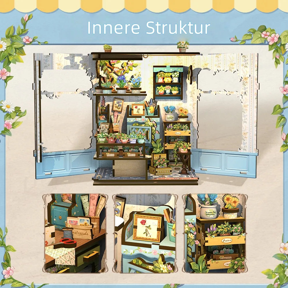 Komponenten des Book Nook - Anna's Blue Blossom  
