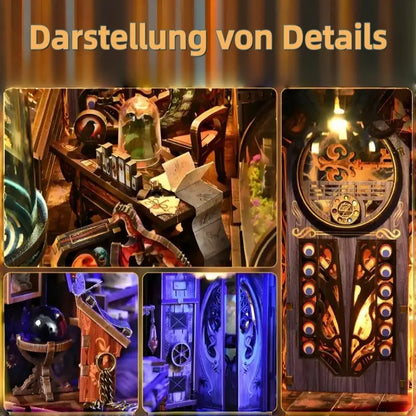 Nahaufnahme des Book Nook - Chamber Of Exotic Beasts mit reichhaltigen Details