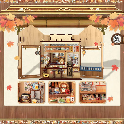 Nahaufnahme des Book Nook - Choshi no Shitamachi mit reichhaltigen Details