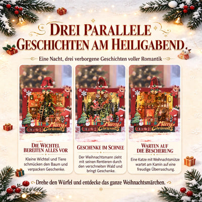 Book Nook - Christmas Trioz Rotating