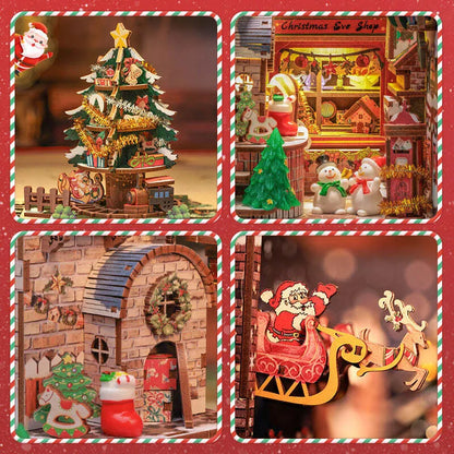 Detailansicht eines dekorativen Elements im Book Nook - Christmas Wish Store mit feinen Details