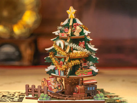 Detailansicht eines dekorativen Elements im Book Nook - Christmas Wish Store mit feinen Details