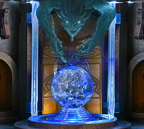 Detailansicht eines dekorativen Elements im Book Nook - Circle of Magic mit feinen Details