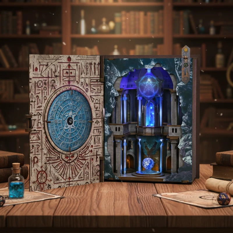 Book Nook - Circle of Magic Gesamtansicht mit detaillierter Szenerie