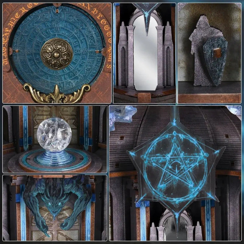 Detailansicht eines dekorativen Elements im Book Nook - Circle of Magic mit feinen Details