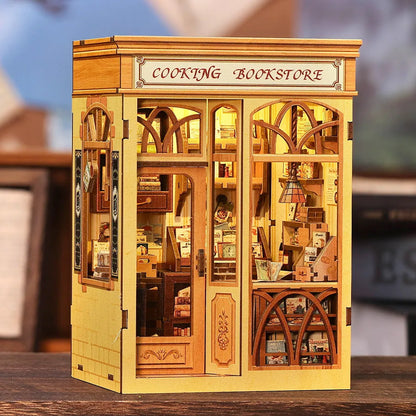 Book Nook - Cooking Bookstore Gesamtansicht mit detaillierter Szenerie