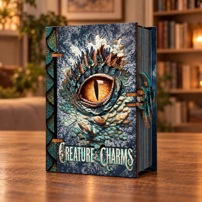 Geschlossenes Creature Charms mit reliefartigem Drachenauge