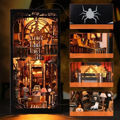 Detailansicht eines dekorativen Elements im Book Nook - Dark Family mit feinen Details