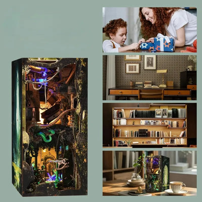 Geschenkverpackung des Book Nook - Down The Rabbit-Hole Alice in Wonderland für Sammler und als ideales Geschenk