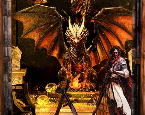 Book Nook Fourth Wing - Dragons Treasure Labyrinth